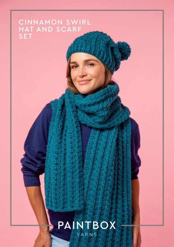 Cinnamon Swril Hat & Scarf Set Crochet Pattern