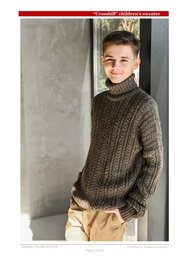 crossbill kids Crochet Pattern