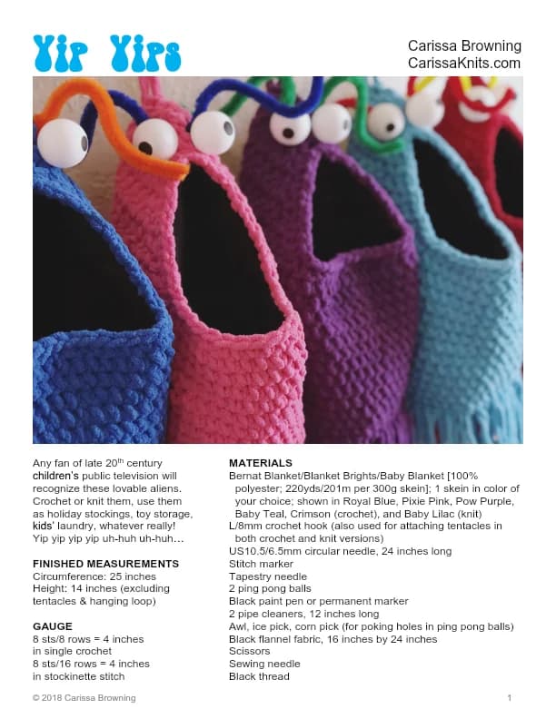 Fish Organizer Crochet Pattern