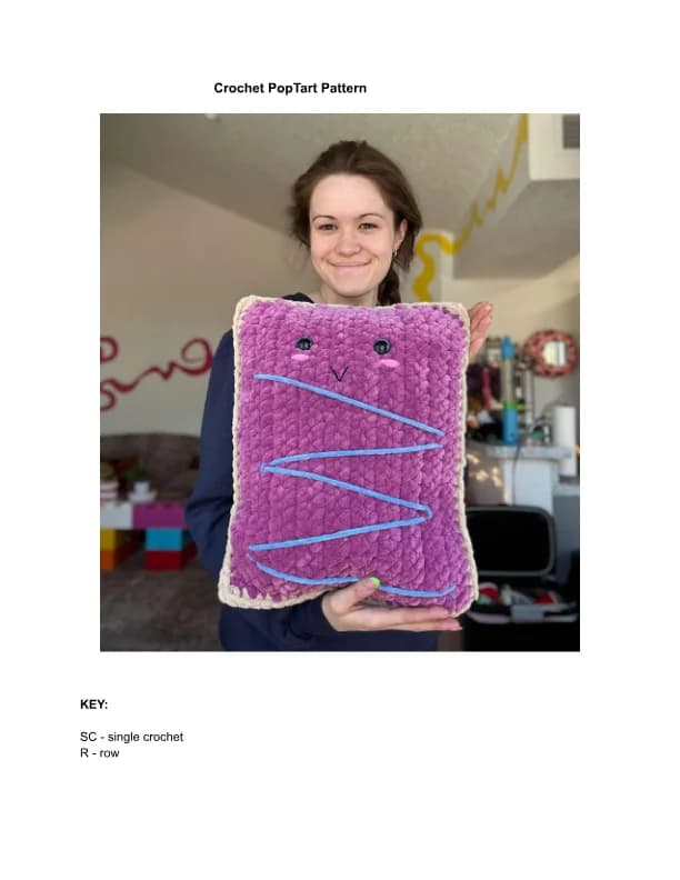Frosted pastry Crochet Pattern