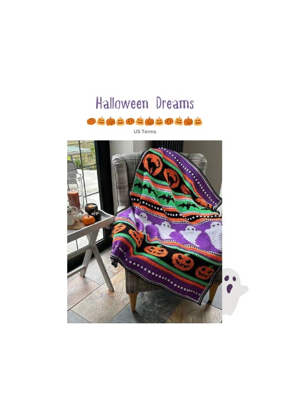Halloween Blanket Crochet Pattern