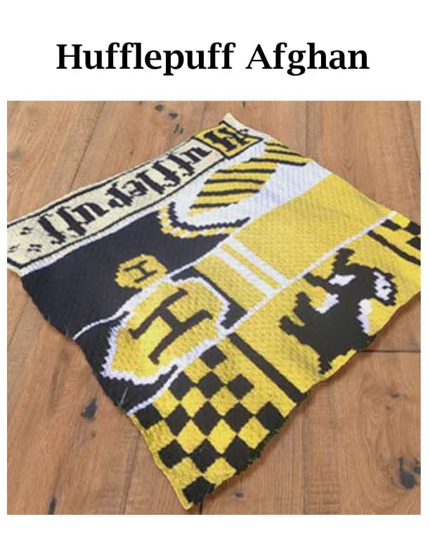 Hufflepuff Afghan Crochet Pattern