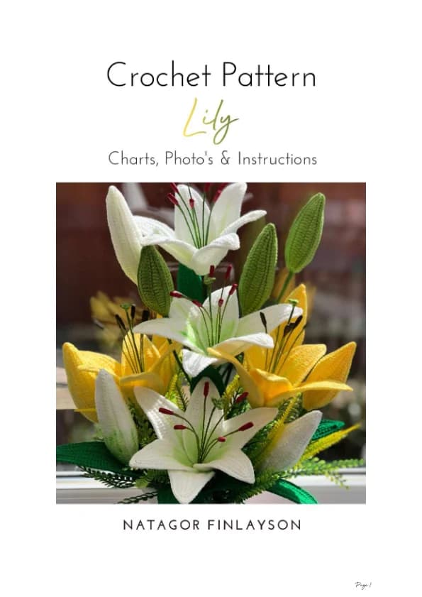 Lily Flower Crochet Pattern