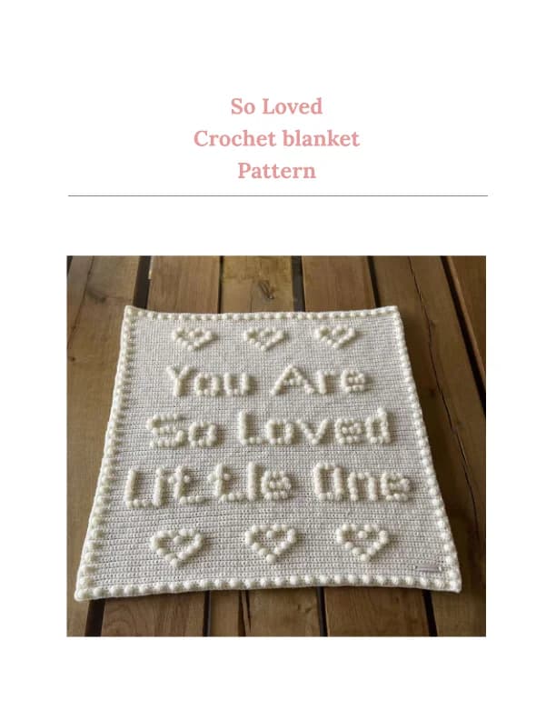 Love Blanket Crochet Pattern