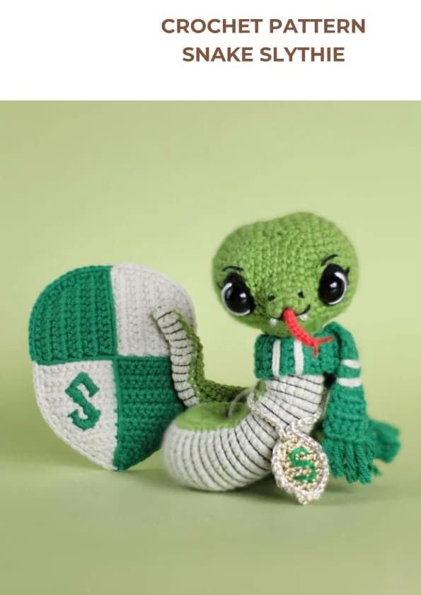 Mascot snake Crochet Pattern
