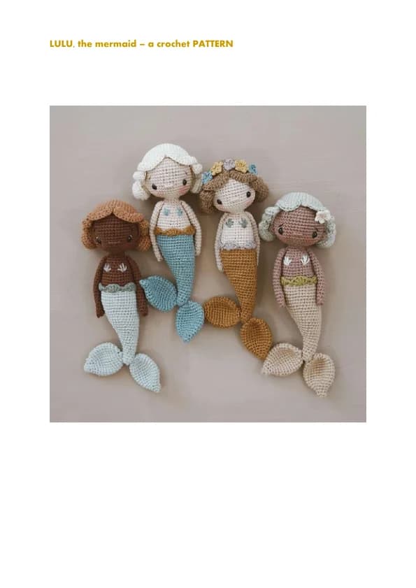 Mermaid Lulu Crochet Pattern