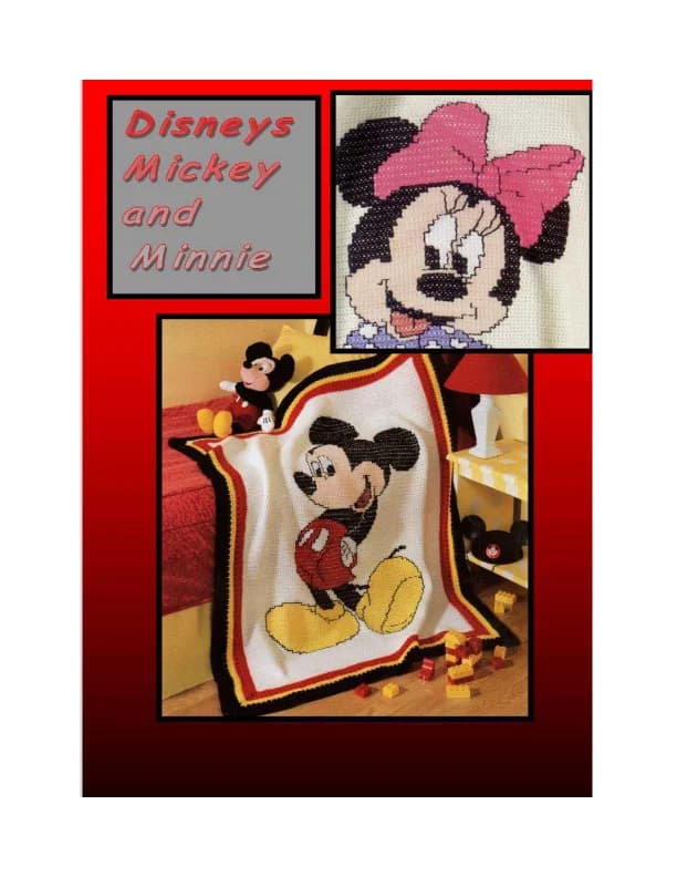 Mickey mouse blanket Crochet Pattern