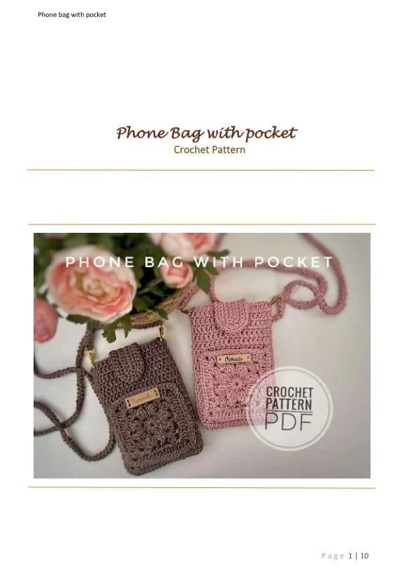 Phone bag Crochet Pattern
