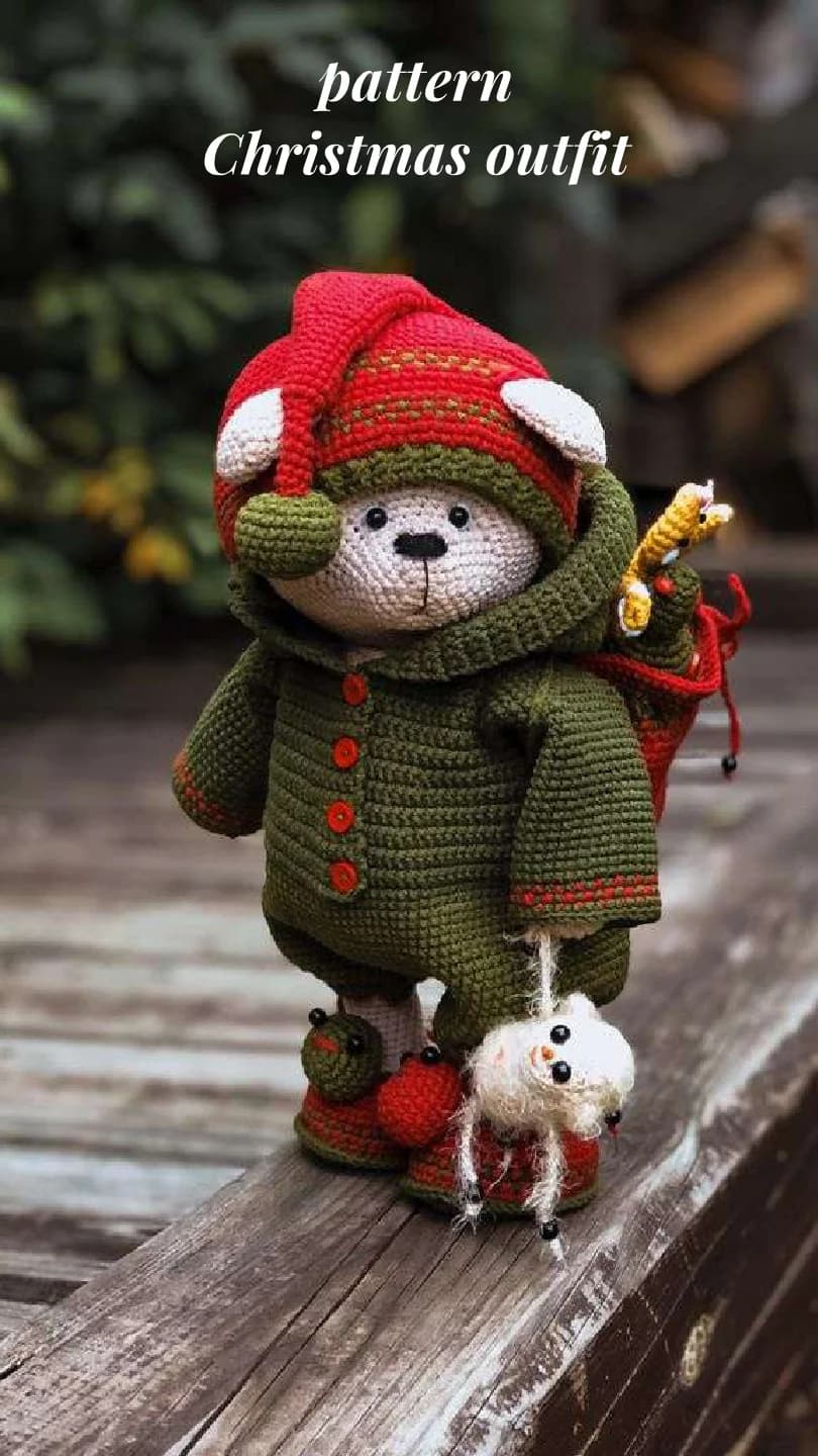 Pooh Clothes Crochet Pattern