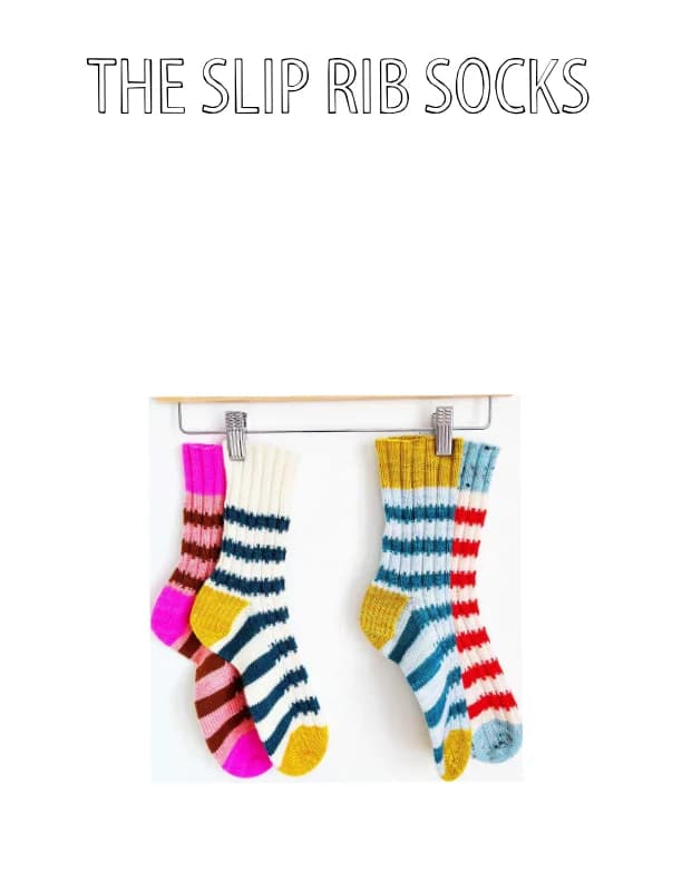 Ribbed Socks Crochet Pattern