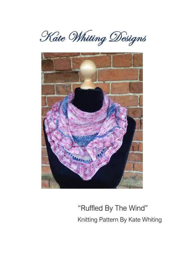 Ruffled By The Wind Shawlette Crochet Pattern