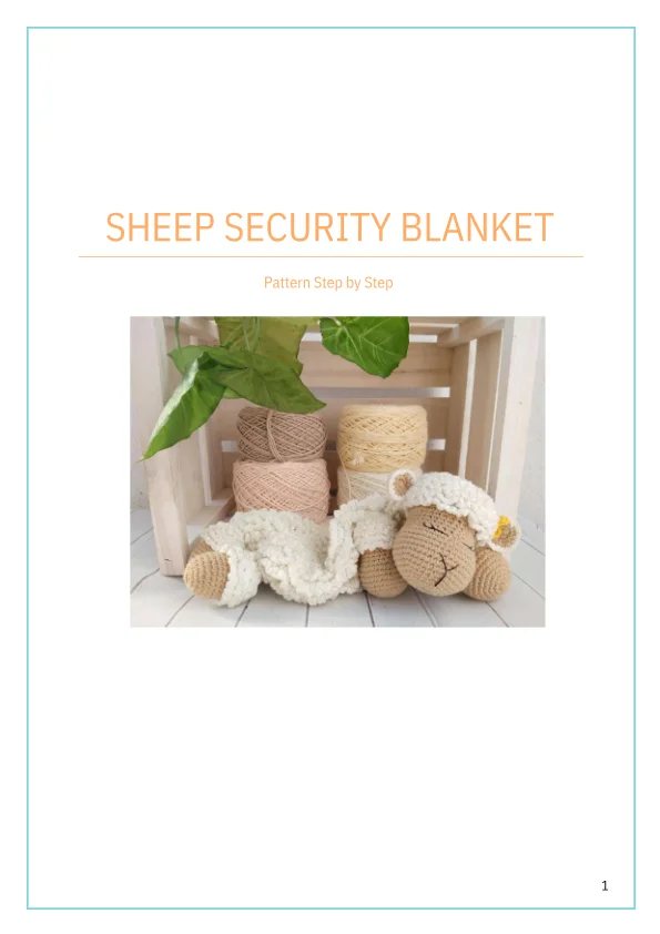 Sheep Blanket Lovey Crochet Pattern