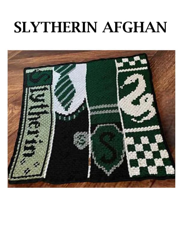 Slytherin Afghan Crochet Pattern