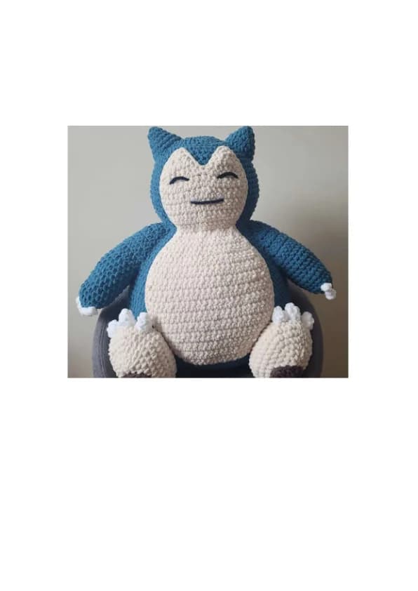 Snorlax Crochet Pattern
