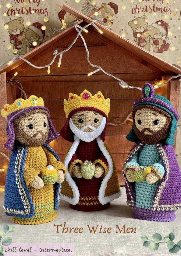 Tree Wise men Crochet Pattern