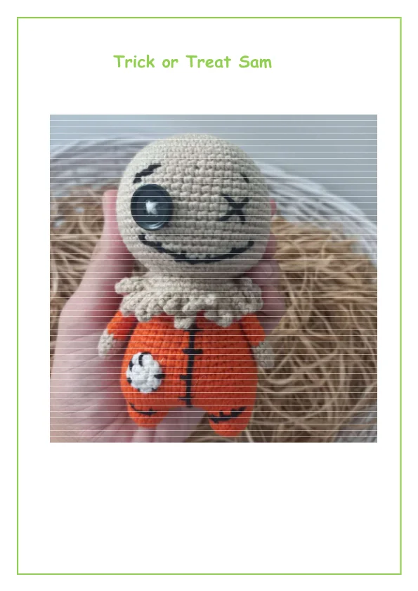 Trickor Treat Sam Crochet Pattern