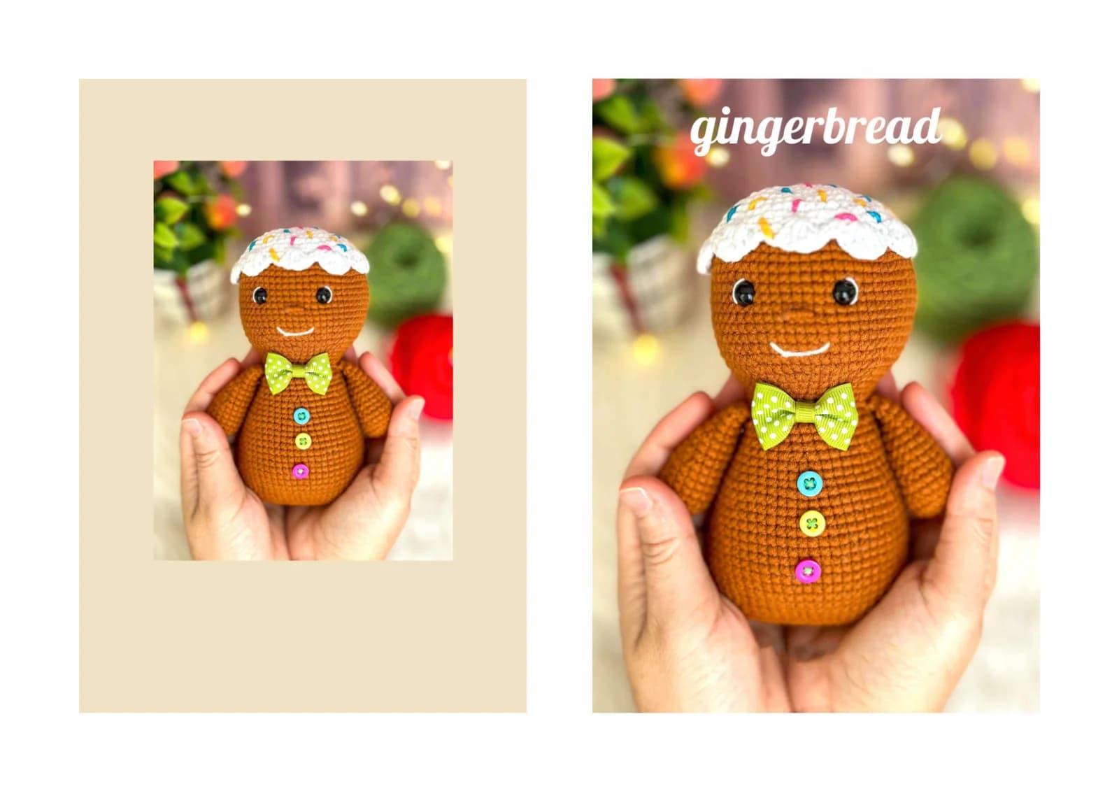 Trio Gingerbread Crochet Pattern